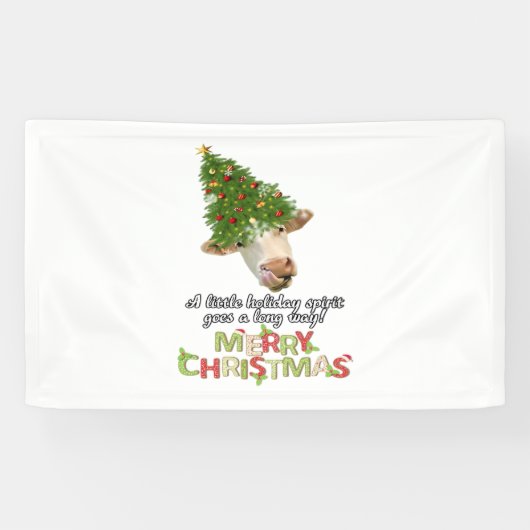 Christmas Lights Koe Lovers Classic T-shirt Spandoek (Horizontaal)