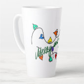 Christmas lights latte mok (Linkerhoek)