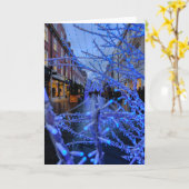 Christmas Lights, Mayfair, Verenigd Koninkrijk Kaart (Gele Bloem)