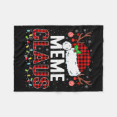 Christmas Lights Meme Claus Family Matching Xmas P Fleece Deken (Voorkant (Horizontaal))