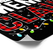 Christmas Lights Meme Claus Family Matching Xmas P Poster (Hoek)