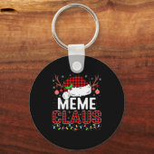 Christmas Lights Meme Claus Family Matching Xmas P Sleutelhanger (Voorkant)