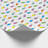 Christmas lights pattern cadeaupapier (Hoek)