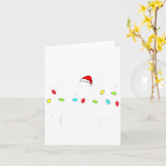 Christmas Lights Probably Just Gonna Jingle Some O Kaart (Gele Bloem)