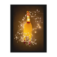 Christmas Lights Rubber Chicken Briefkaart