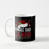 Christmas Lights Single Dad Claus Family Matching Koffiemok (Links)