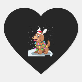 Christmas Lights Soft Coated Wheaten Terrier Dog T Hart Sticker