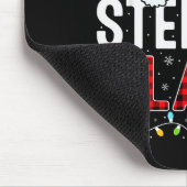 Christmas Lights Stepdad Claus Family Matching Xma Muismat (Hoek)