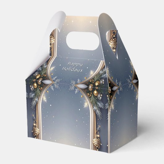 Christmas Lijst Holiday Gift Box Bedankdoosjes (Voorkant Zijde)