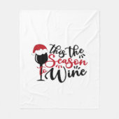 Christmas Lines Abstract Merchandise Fleece Deken (Voorkant)