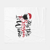 Christmas Lines Abstract Merchandise Fleece Deken (Voorkant (Horizontaal))