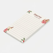 Christmas List Post-it® Notes (Schuin)