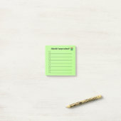 Christmas List Post It Notes  (Op bureau)