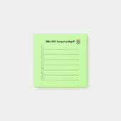 Christmas List Post It Notes  (Voorkant)