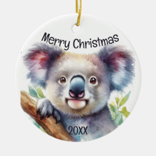 Christmas Little Koala Beer Australisch dier Keramisch Ornament
