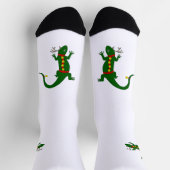 Christmas Lizard Crew Socks Sokken (Top)