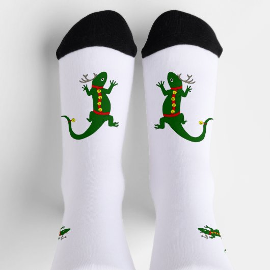 Christmas Lizard Crew Socks Sokken (Top)