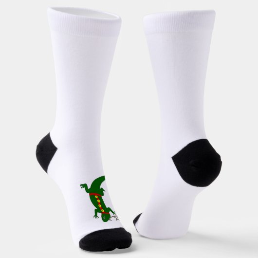 Christmas Lizard Crew Socks Sokken (Gebogen)