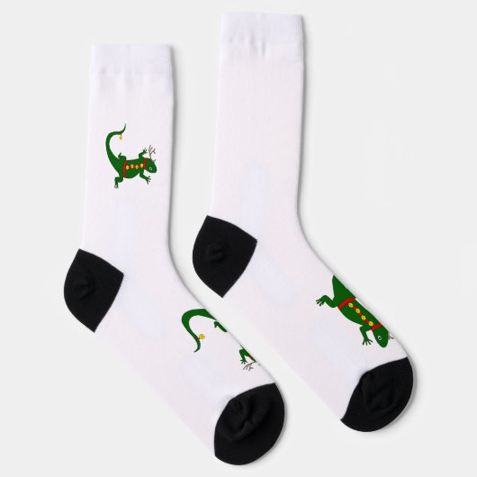 Christmas Lizard Crew Socks Sokken (Rechts)