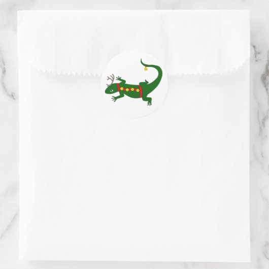 Christmas Lizard Stickers (Tas)