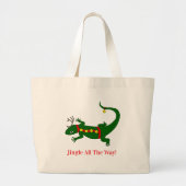 Christmas Lizard Tote Bag (Voorkant)