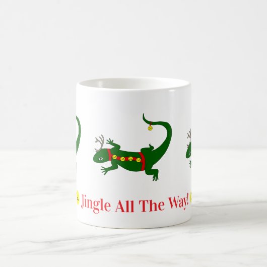 Christmas Lizards Mug Koffiemok (Center)