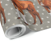 CHRISTMAS LLAMA & BIRD Wrappapier Cadeaupapier (Rol Hoek)
