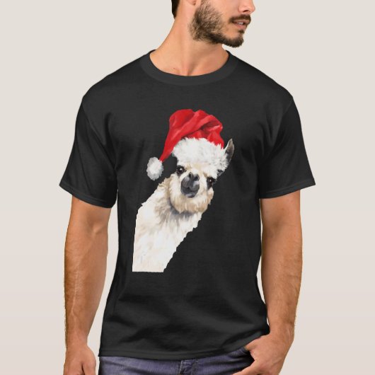 Christmas Llama  Fa La Llama Cute  For Women Kids T-shirt (Voorkant)
