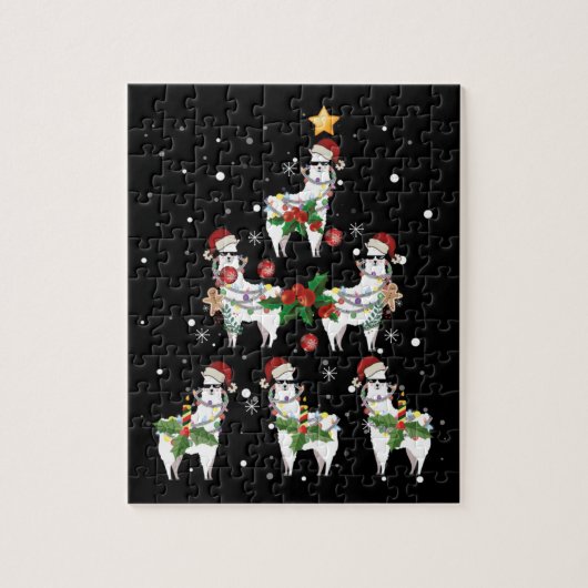 Christmas Llama Legpuzzel (Verticaal)