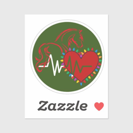 Christmas Logo Sticker (Vel)