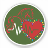 Christmas Logo Sticker (Voorkant)