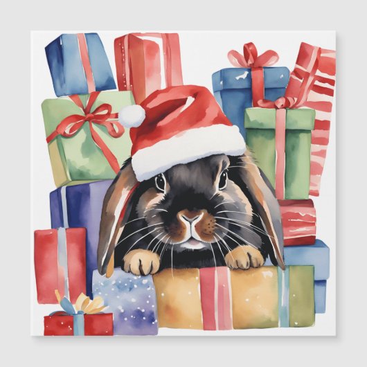 Christmas Lop Bunny Rabbit (Voorkant)
