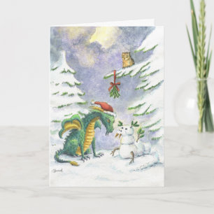 Christmas Love Dragon kaart