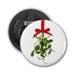 **CHRISTMAS LOVE EN MISTLETOE** BUTTON FLESOPENER
