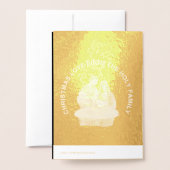 CHRISTMAS LOVE FROM THE HOLY FAMILY FOLIE KAARTEN (Met envelop)