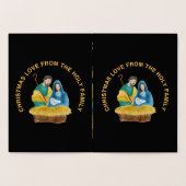 CHRISTMAS LOVE FROM THE HOLY FAMILY FOLIE KAARTEN (Binnen)