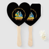 CHRISTMAS LOVE FROM THE HOLY FAMILY HANDWAAIER (Voorkant en achterkant)