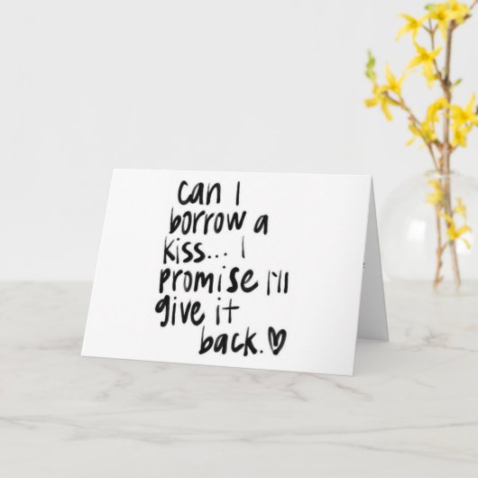 CHRISTMAS LOVE & LET'S MEET UNDER THE MISTLETOE KAART (Gele Bloem)