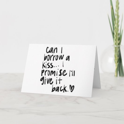 CHRISTMAS LOVE & LET'S MEET UNDER THE MISTLETOE KAART (Voorkant)