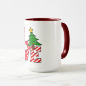 Christmas Love Mug Warm Heart, Hot Cocoa Mok (Voorkant rechts)