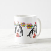 Christmas Love Penguin Koffiemok (Voorkant rechts)