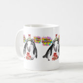 Christmas Love Penguin Koffiemok (Voorkant links)