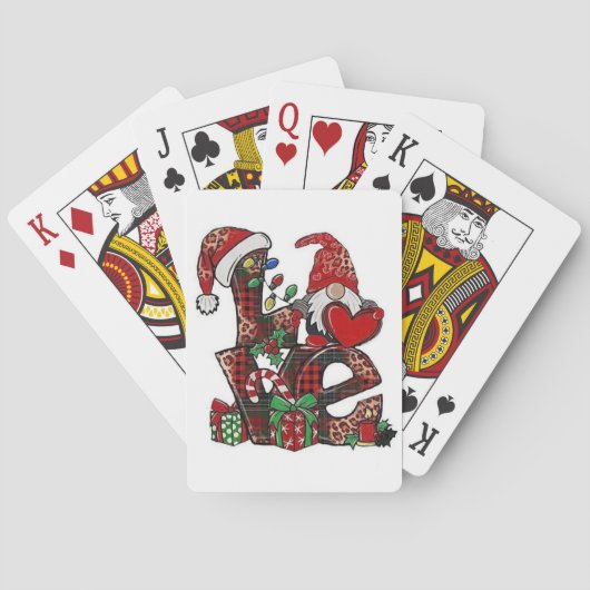 Christmas LOVE Pokerkaarten (Achterkant)