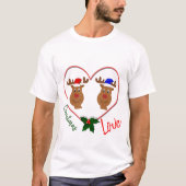 Christmas Love T-shirt (Voorkant)