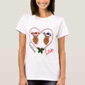 Christmas Love T-shirt (Voorkant)
