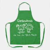 Christmas Love You Grandma Fun Graphic Gift Schort (Voorkant)