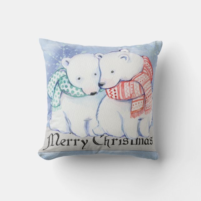 CHRISTMAS LOVELY CUSHION. HERVERSIFBARE PENSIOENBE BUITENKUSSEN (Voorkant)