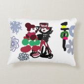 Christmas Lovely walking Accent Kussen (Achterkant)