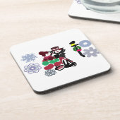 Christmas Lovely walking Bier Onderzetter (Linkerzijde)