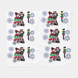 Christmas Lovely walking Fleece Deken